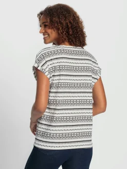 Collection L T-Shirts<T-shirt imprimé pur coton