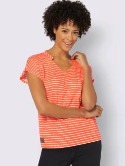 Collection L T-Shirts<T-shirt imprimé pur coton