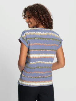 Collection L T-Shirts<T-shirt imprimé pur coton