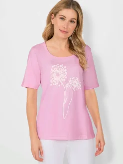 T-Shirts<T-shirt imprimé pur coton