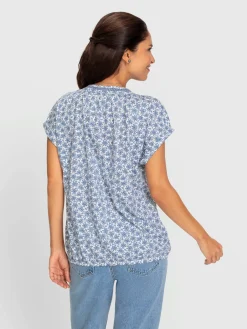 T-Shirts<T-shirt imprimé pur coton