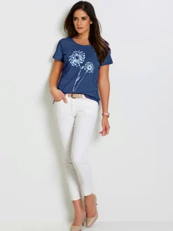 T-Shirts<T-shirt imprimé pur coton