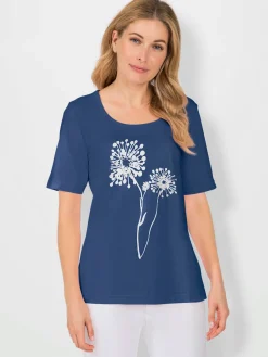 T-Shirts<T-shirt imprimé pur coton