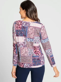 T-Shirts<T-shirt imprimé qualité coton doux sur la peau