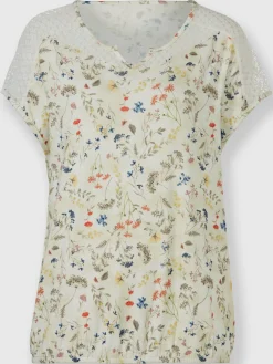 T-Shirts<T-shirt imprimé qualité viscose douce