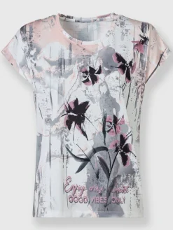 T-Shirts<T-shirt imprimé ravissant tissu imprimé