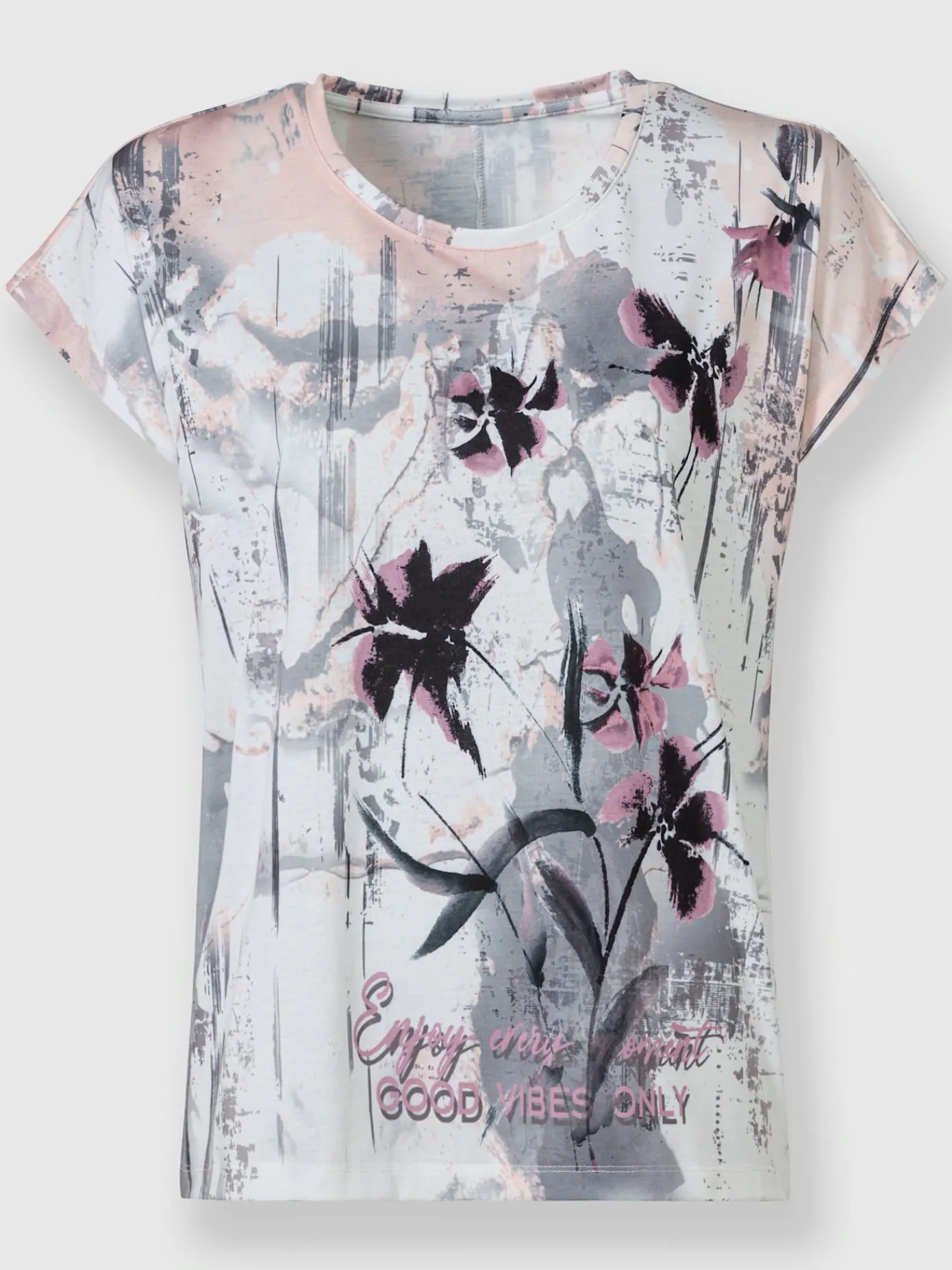 T-Shirts<T-shirt imprimé ravissant tissu imprimé