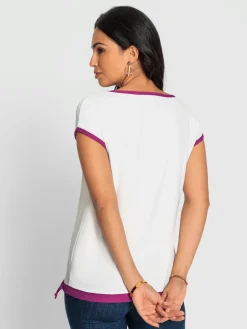 T-Shirts<T-shirt imprimé superbe qualité douce et fluide