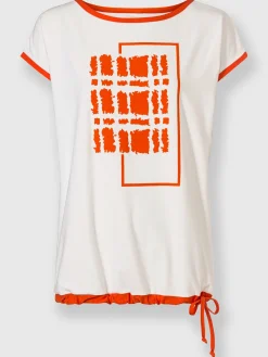 T-Shirts<T-shirt imprimé superbe qualité douce et fluide