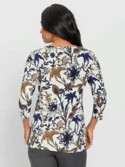 T-Shirts<T-shirt imprimé viscose