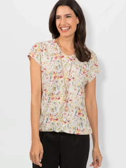 T-Shirts<T-shirt imprimé viscose