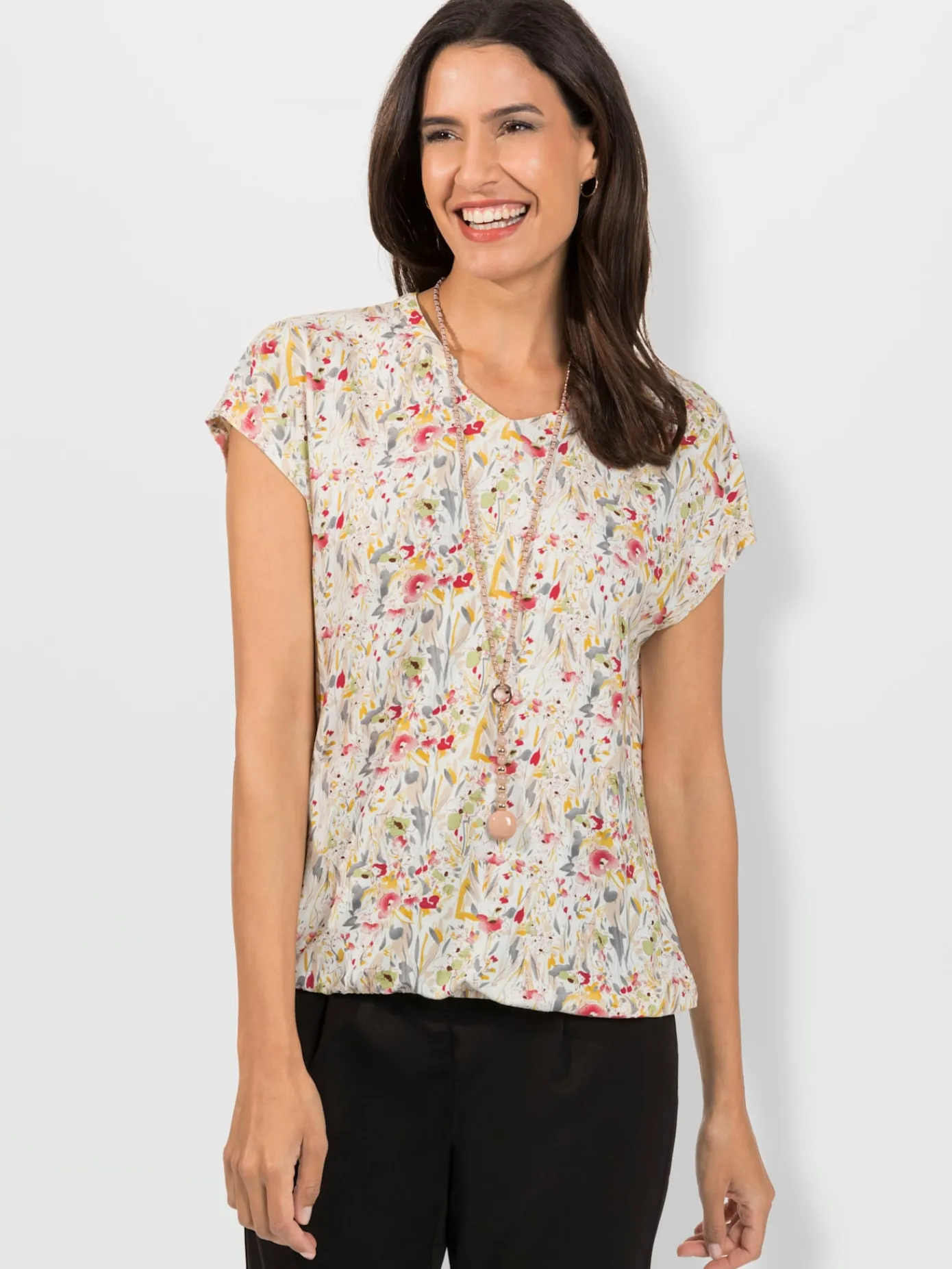 T-Shirts<T-shirt imprimé viscose