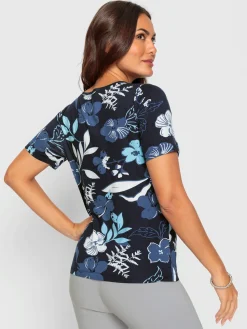 T-Shirts<T-shirt imprimé viscose