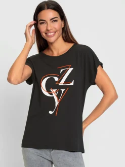 Rick Cardona T-Shirts<T-shirt imprimé viscose