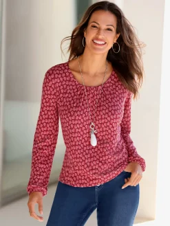 T-Shirts<T-shirt imprimé viscose