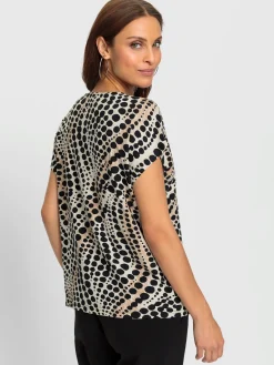 Fair Lady T-Shirts<T-shirt imprimé viscose