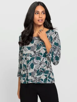 T-Shirts<T-shirt imprimé viscose