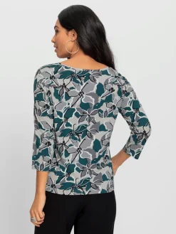 T-Shirts<T-shirt imprimé viscose