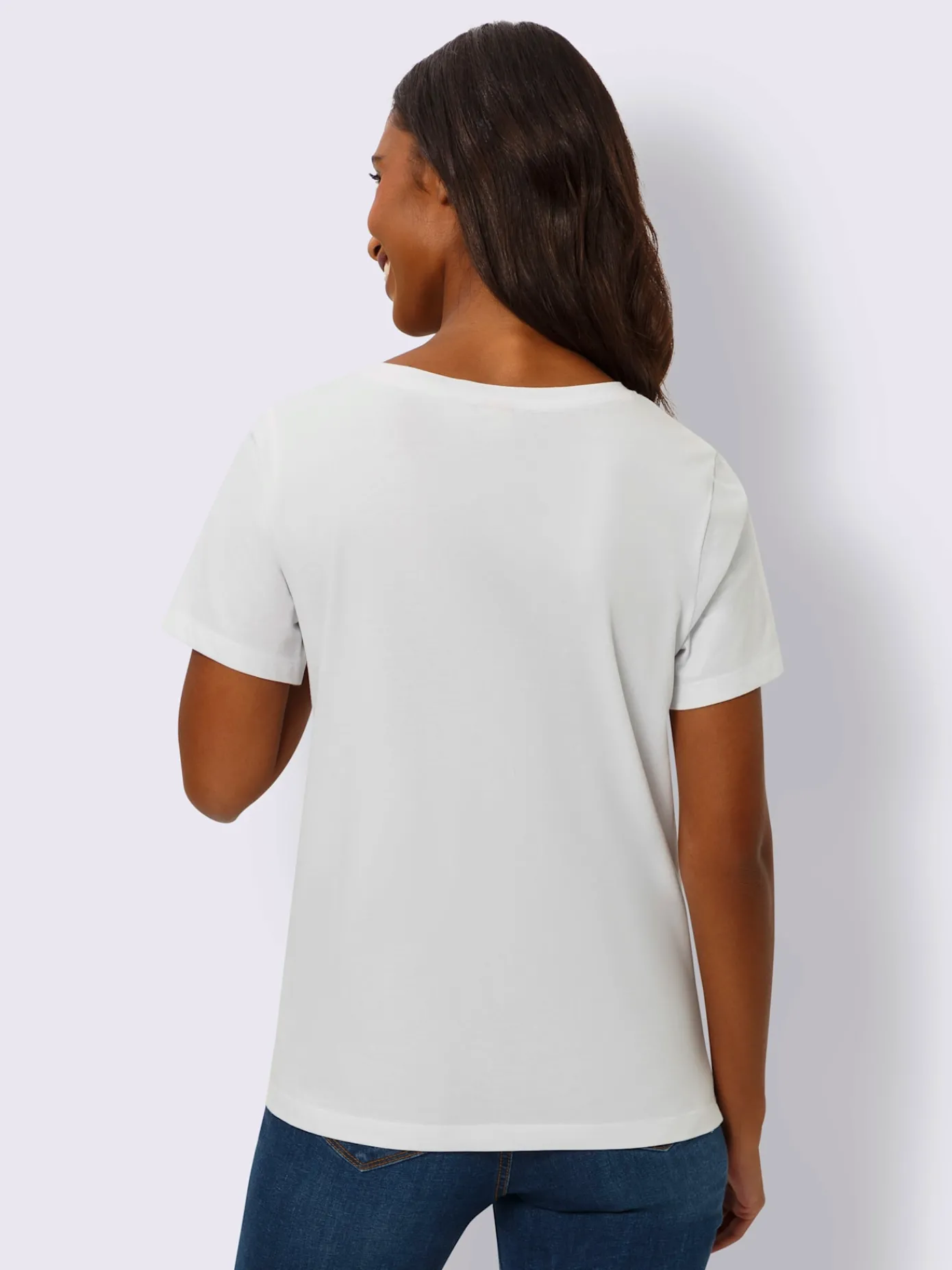 Mandarin T-Shirts<T-shirt inscription tendance