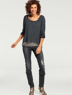 Rick Cardona Chemisiers<T-shirt joli look 2 en 1