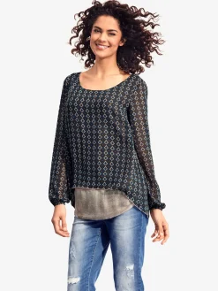 Rick Cardona Chemisiers<T-shirt joli look 2 en 1