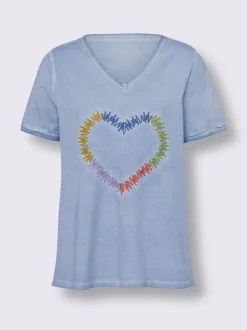 Linea Tesini T-Shirts<T-shirt jolie broderie