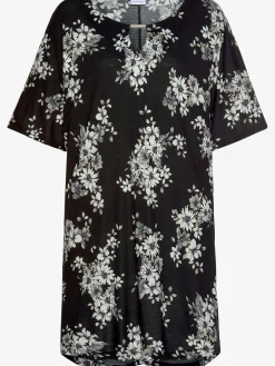 LASCANA T-Shirts<T-shirt long accessoire décoratif à l'encolure trou de serrure