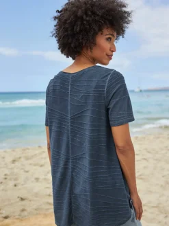 Linea Tesini T-Shirts<T-shirt long bride décorative à la ceinture