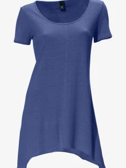 Linea Tesini T-Shirts<T-shirt long coupe évasée tendance