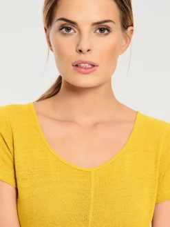 Linea Tesini T-Shirts<T-shirt long coupe évasée tendance