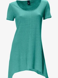 Linea Tesini T-Shirts<T-shirt long coupe évasée tendance