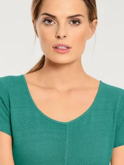 Linea Tesini T-Shirts<T-shirt long coupe évasée tendance