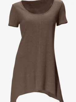 Linea Tesini T-Shirts<T-shirt long coupe évasée tendance