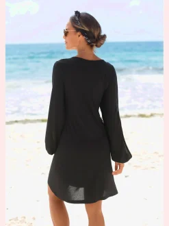 LASCANA T-Shirts<T-shirt long encolure ronde