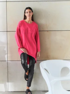 Rick Cardona T-Shirts<T-shirt long inscription tendance