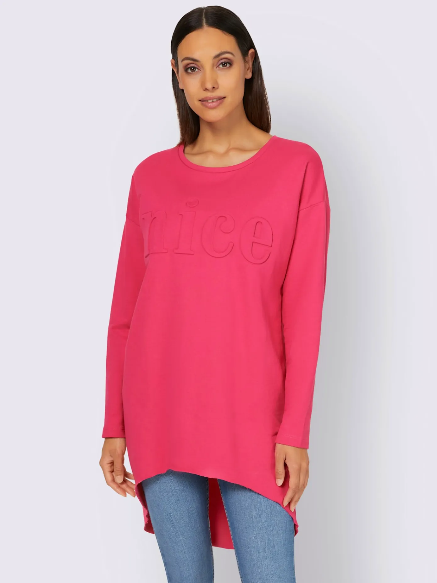 Rick Cardona T-Shirts<T-shirt long inscription tendance