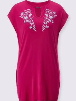 Tenues De Détente<T-shirt long jersey fin