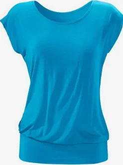 LASCANA T-Shirts<T-shirt long large ceinture à l'ourlet pour un port long ou court plissé