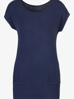 LASCANA T-Shirts<T-shirt long large ceinture à l'ourlet pour un port long ou court plissé