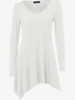 Rick Cardona T-Shirts<T-shirt long pointes tendance à la finition