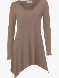 Rick Cardona T-Shirts<T-shirt long pointes tendance à la finition