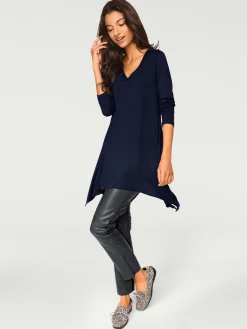 Rick Cardona T-Shirts<T-shirt long pointes tendance à la finition