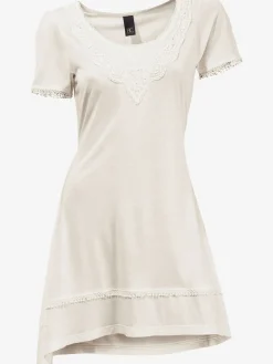 Linea Tesini T-Shirts<T-shirt long superbes détails en dentelle à l'encolure