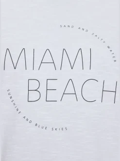 Vivance T-Shirts<T-shirt lot avec imprimé tendance uni devant