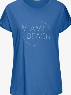 Vivance T-Shirts<T-shirt lot avec imprimé tendance uni devant