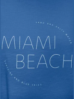 Vivance T-Shirts<T-shirt lot avec imprimé tendance uni devant