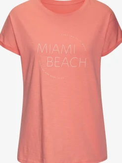 Vivance T-Shirts<T-shirt lot avec imprimé tendance uni devant