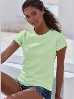 Vivance T-Shirts<T-shirt lot avec imprimé tendance uni devant