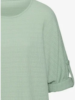 Vivance T-Shirts<T-shirt manches avec bride et bouton pour un port différent - longues ou courtes