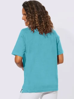 T-Shirts<T-shirt manches courtes col rond imprimé coquillages